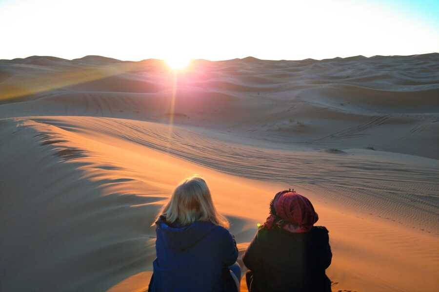Excursão particular no deserto de Merzouga em meia pensão com partida de Casablanca