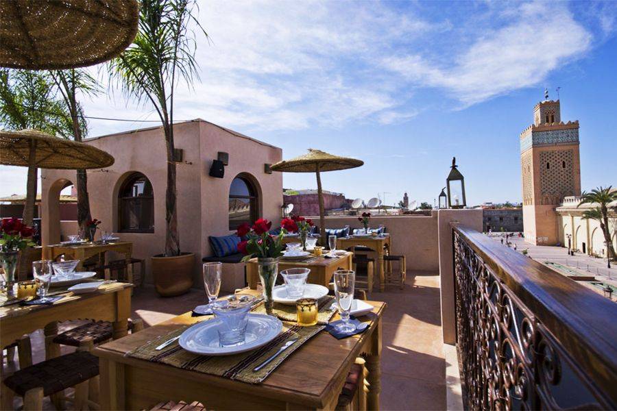 Excursão no terraço e visita à Medina com refeições em Marrakech