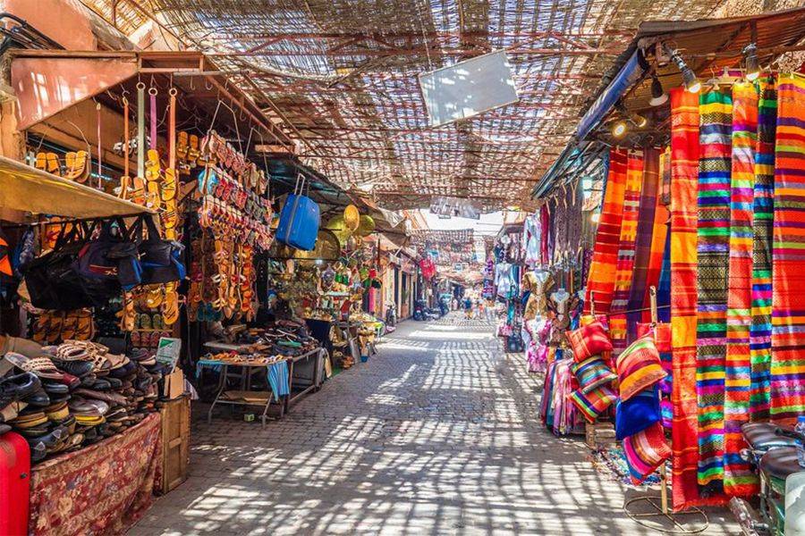 Excursão no terraço e visita à Medina com refeições em Marrakech