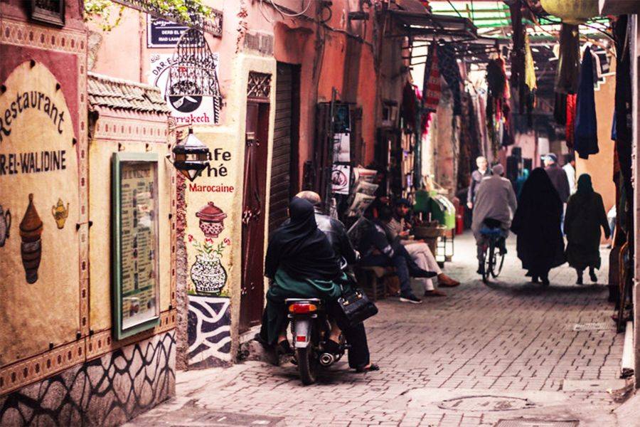 Excursão no terraço e visita à Medina com refeições em Marrakech