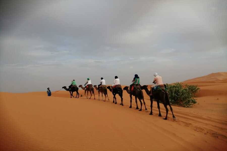 Excursão particular no deserto de Merzouga em meia pensão com partida de Casablanca