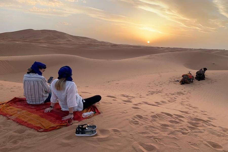 Excursão particular no deserto de Merzouga em meia pensão com partida de Casablanca