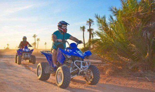 Passeio de quadriciclo no Palmeraie de Marrakech