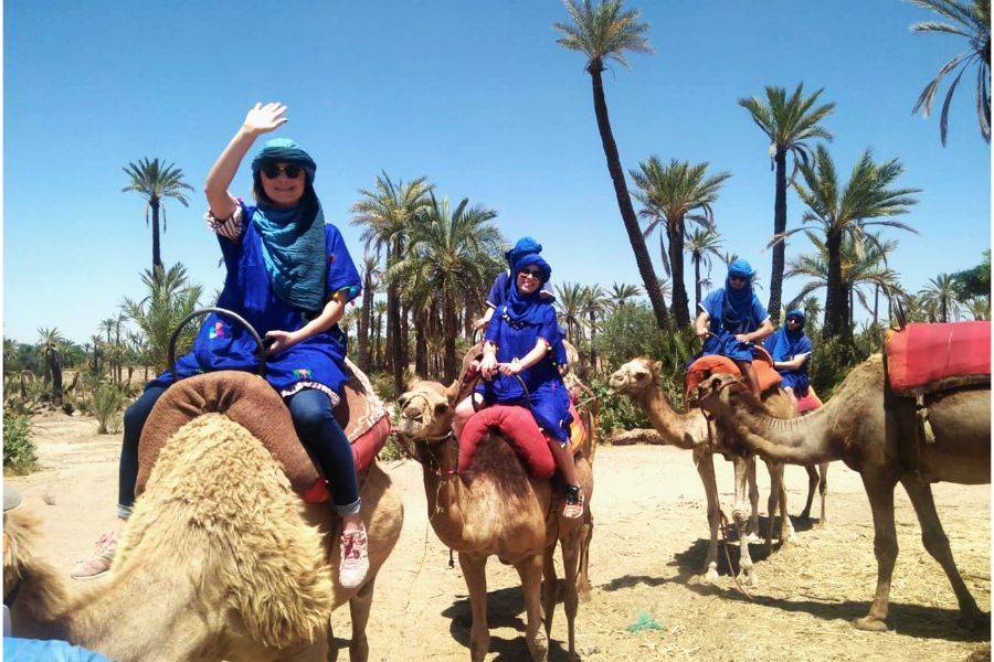 Passeio de camelo e moto-quatro em Marrakech Palmeraie