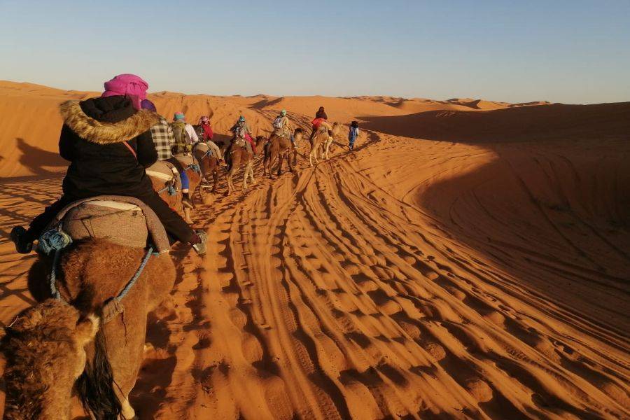 Excursão particular no deserto de Merzouga em meia pensão com partida de Casablanca