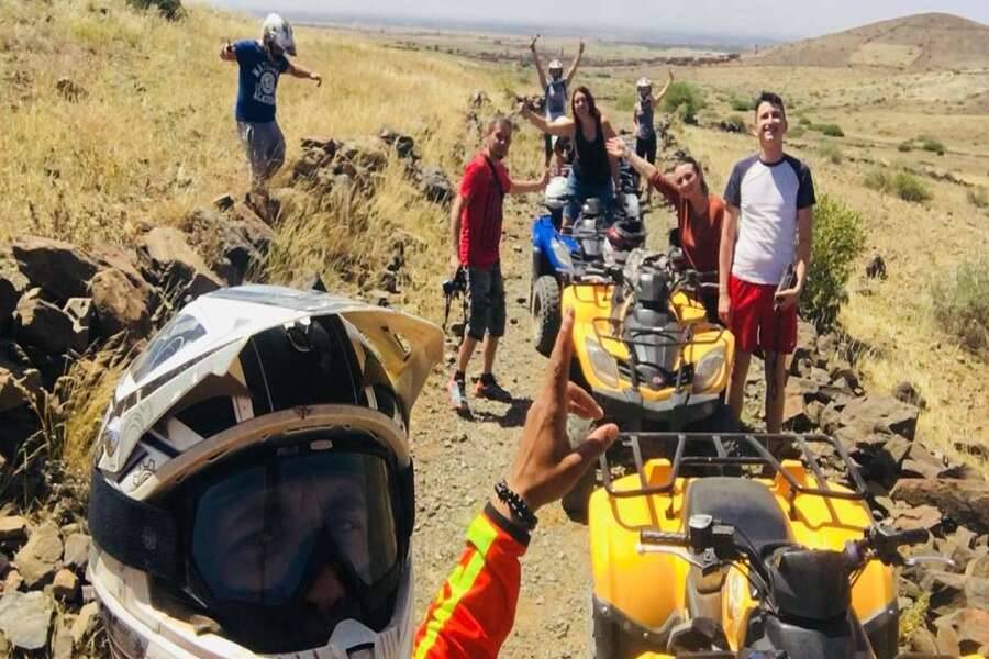 Experiência de quadriciclo no lago Lalla Takerkoust saindo de Marrakech