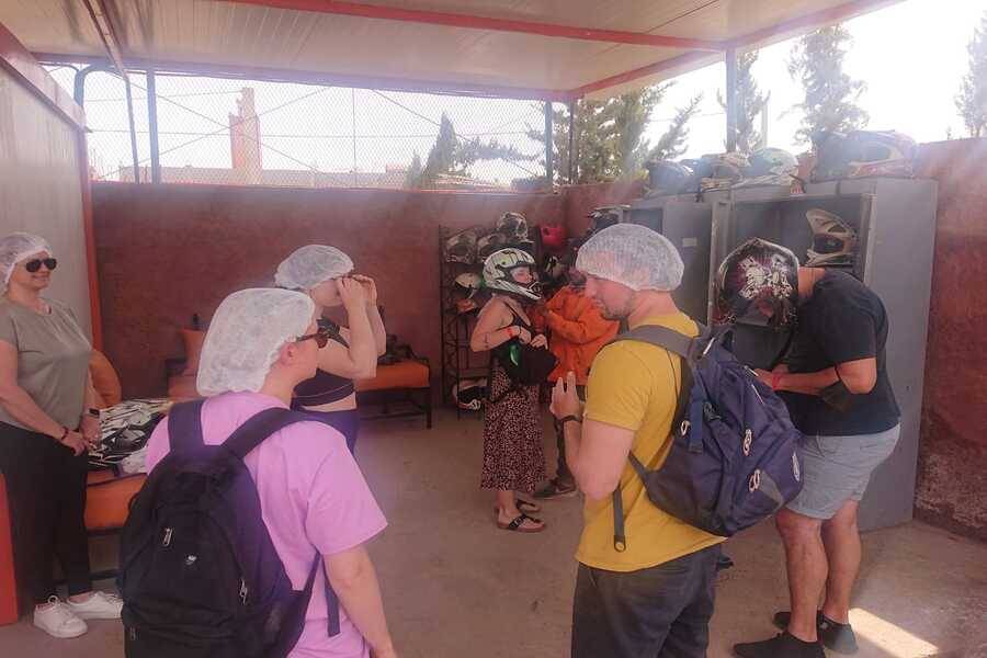 Passeio de camelo e moto-quatro e tratamento de spa e hammam
