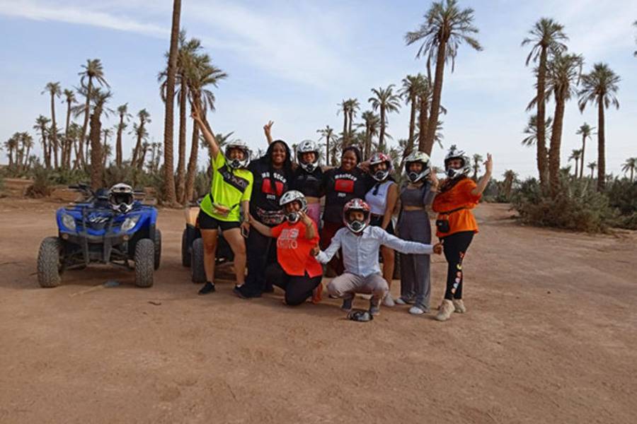 Passeio de camelo e moto-quatro e tratamento de spa e hammam