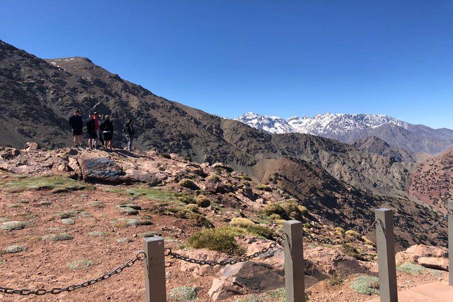 Passeio de bicicleta para Atlas Mountain e vila berbere de Marrakech