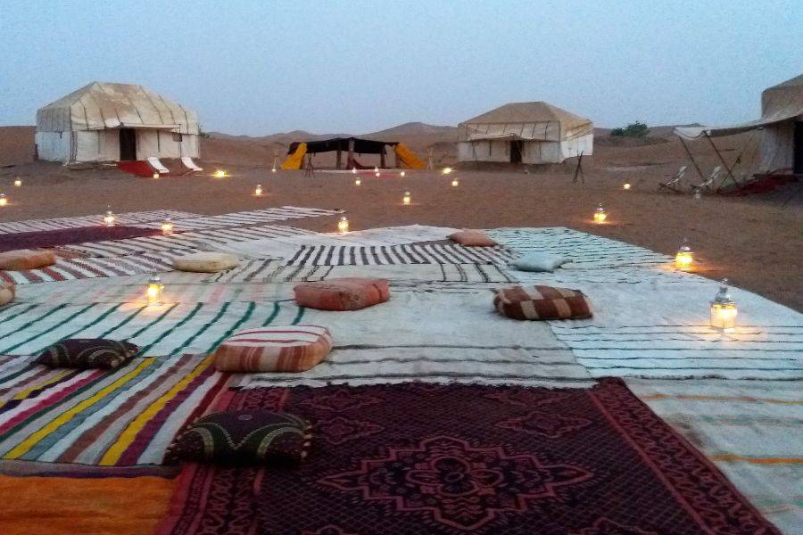 Excursão particular no deserto de Merzouga em meia pensão com partida de Casablanca